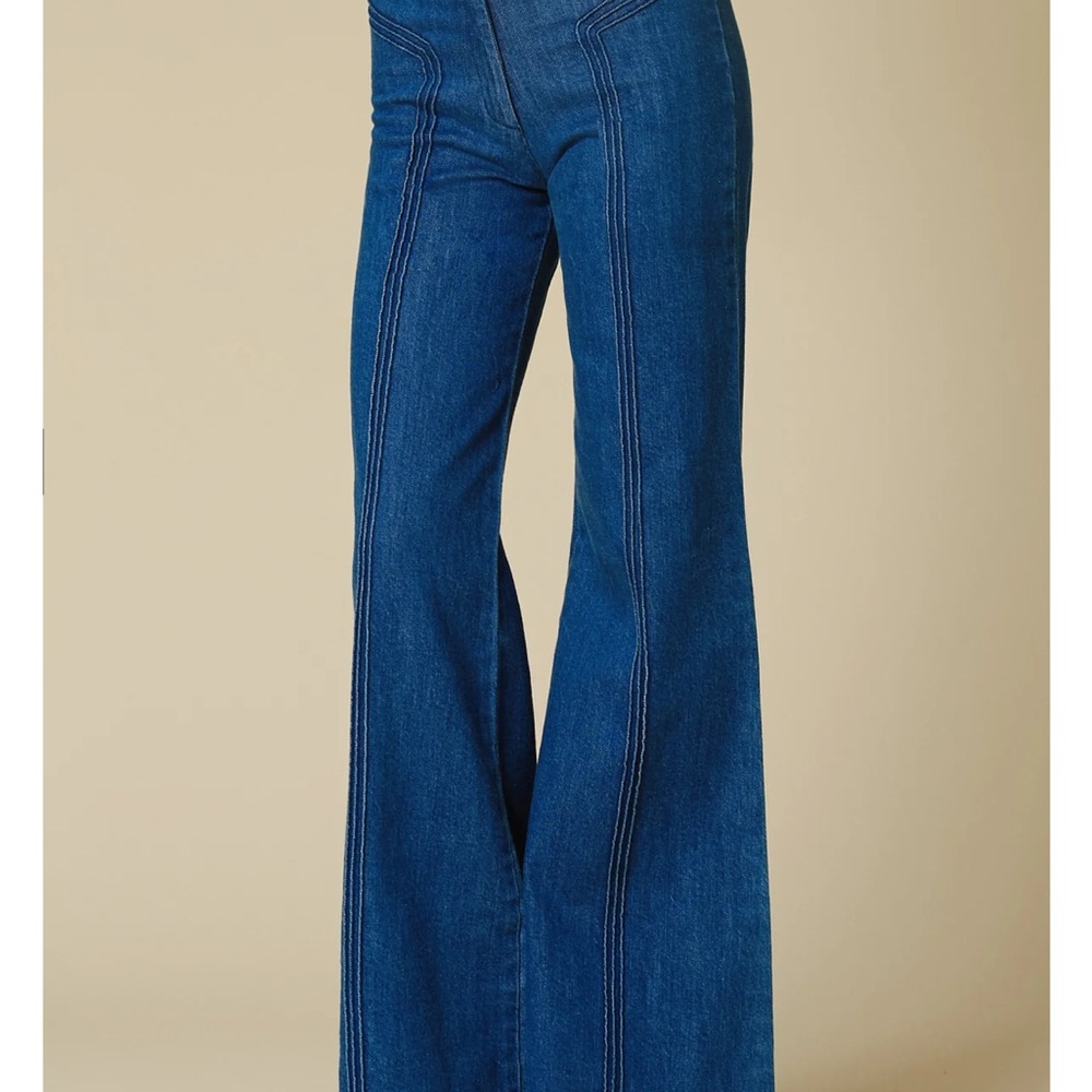 Stoned Immaculate Annie Wide Leg Jean Size 30